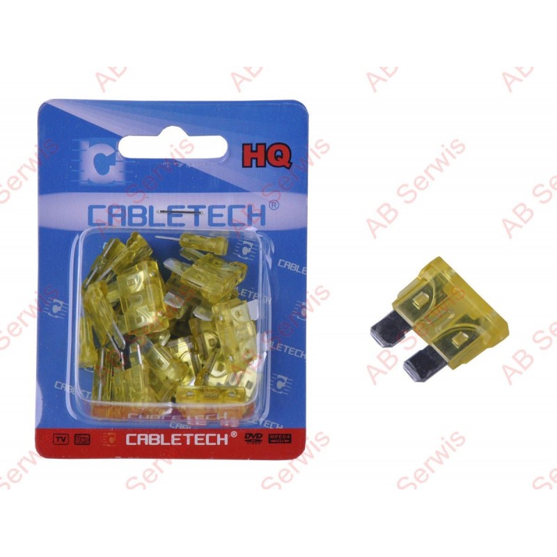 Bezpiecznik samochodowy MIDI płytkowy 20A