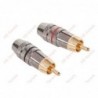 Wtyk RCA metalowy HD-291 (cena 1 sztuki)