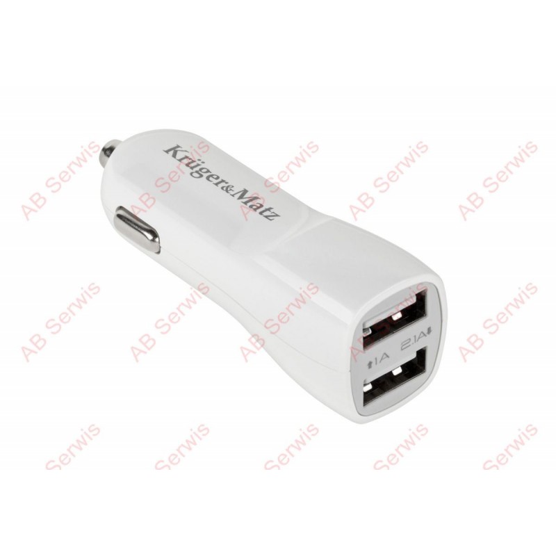 Ładowarka samochodowa Kruger&Matz dual USB 2.4A