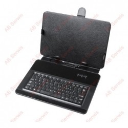 Pokrowiec uniwersalny do tabletów 10,1'' z klawiaturą - wtyk micro USB