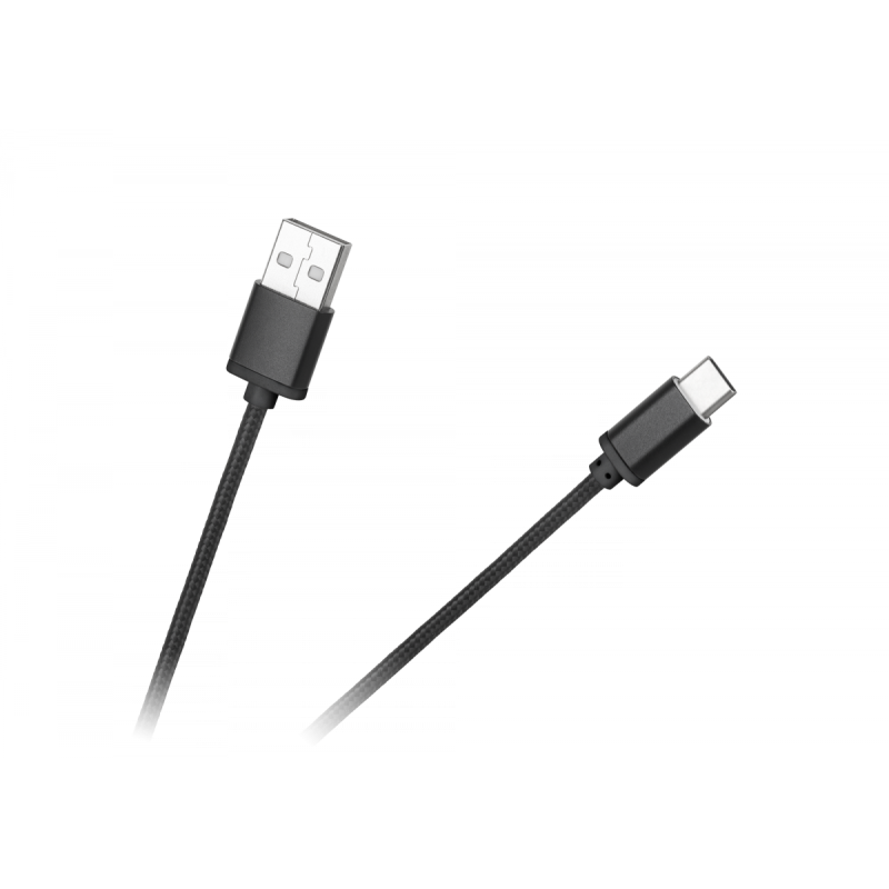 Kabel USB - wtyk typu C M-Life czarny