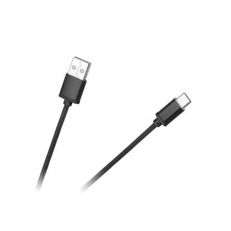 Kabel USB - wtyk typu C M-Life czarny