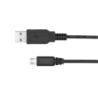 Kabel USB - micro USB (długi wtyk) 1m