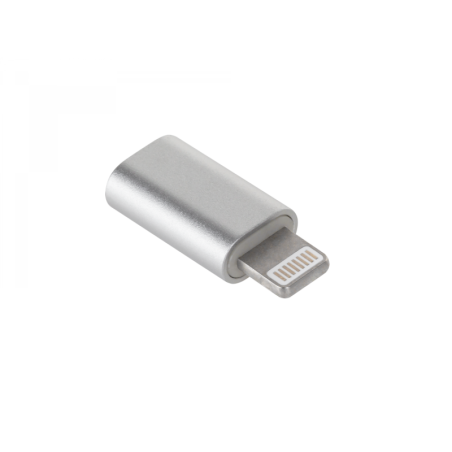Adapter Przejściówka Micro USB - Apple Lightning M-Life biała
