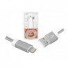 Kabel USB -Iphone  Lightning, 2m srebrny.