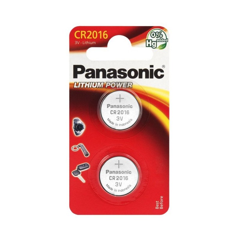 Bateria litowa Panasonic CR2016 3V cena za 2 szt. (blister)