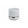 LTC Mini głośnik bluetooth RGB LED, BIAŁY