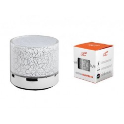 LTC Mini głośnik bluetooth RGB LED, BIAŁY
