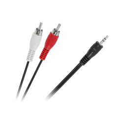 Kabel 3,5 wtyk stereo-2RCA...