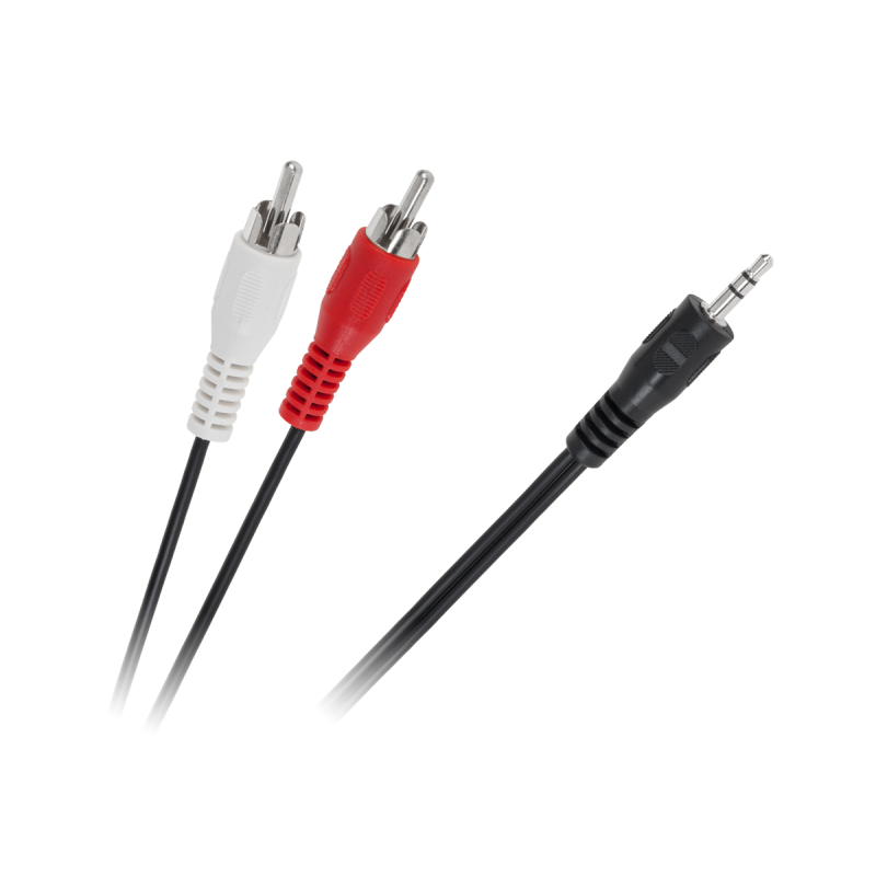 Kabel 3,5 wtyk stereo-2RCA audio 1,2 m