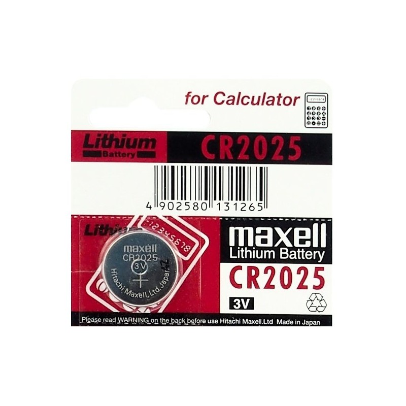 Bateria litowa Maxell CR2025 3V