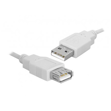 Kabel przedłużający USB typ ''A'' wtyk-gniazdo  0,8 M