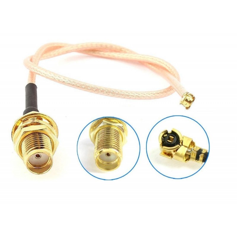 ADAPTER U.FL (IPEX) - GNIAZDO SMA ŻEŃSKIE 30CM