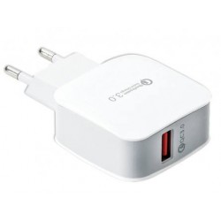 Ładowarka sieciowa USB 3.0 LTC Quick Charge białe