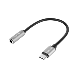 Adapter USB typ C wt./gn.jack 3,5 na kablu Kruger&Matz