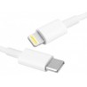 Kabel USB typ C - Lightning 1m biały