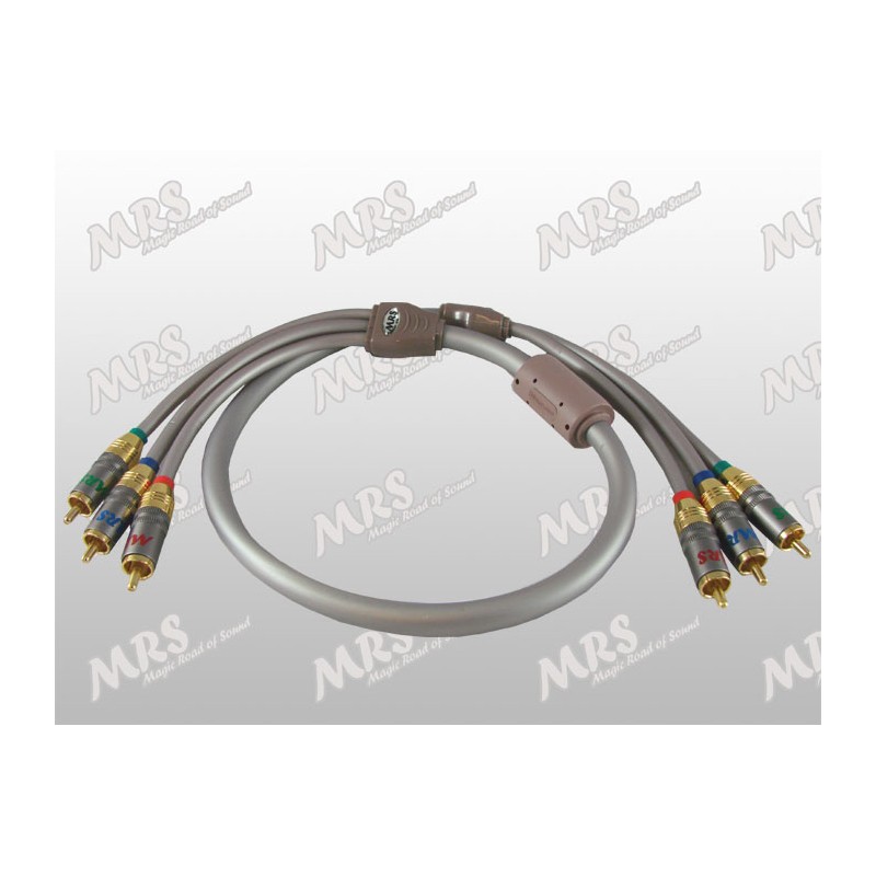 Kabel 3xRCA/3xRCA 1,5m component MRS-110 z filtrem