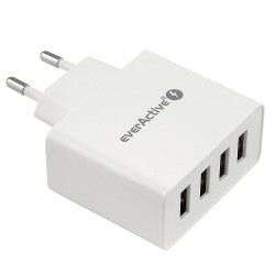 Ładowarka sieciowa everActive SC-400 4xUSB 5A