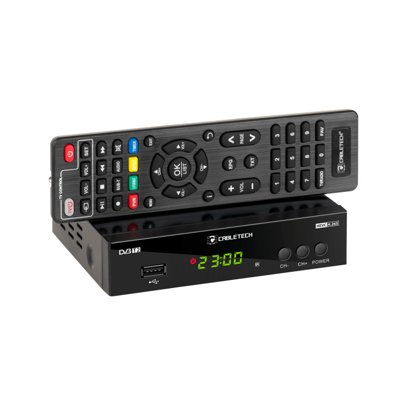 TUNER DVB-T2/C HEVC H.265 Cabletech URZ0336