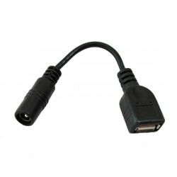 Adapter gn.5,5-2,1/gn.USB A...