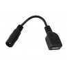 Adapter gn.5,5-2,1/gn.USB A z kablem