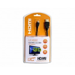 Kabel HDMI-MicroHDMI v1.4 1.5m