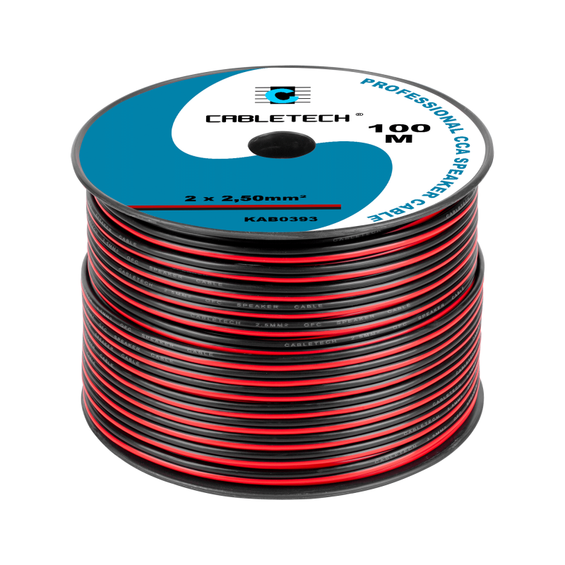 Przewód głośnikowy CCA 1.5mm Cabletech cena za 1m/b