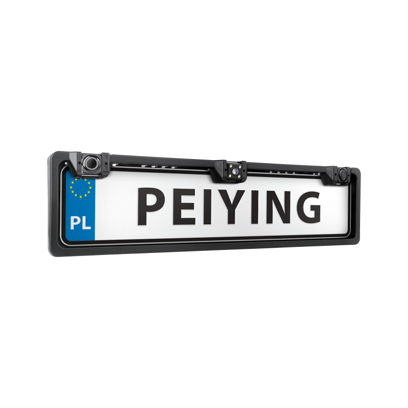 Samochodowa kamera cofania z czujnikiem parkowania w ramce tablicy rejestracyjnej Peiying