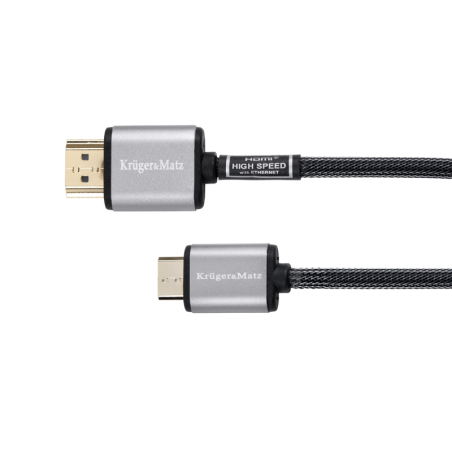Kabel wtyk HDMI typ A - wtyk mini HDMI - 3 m Kruger&Matz
