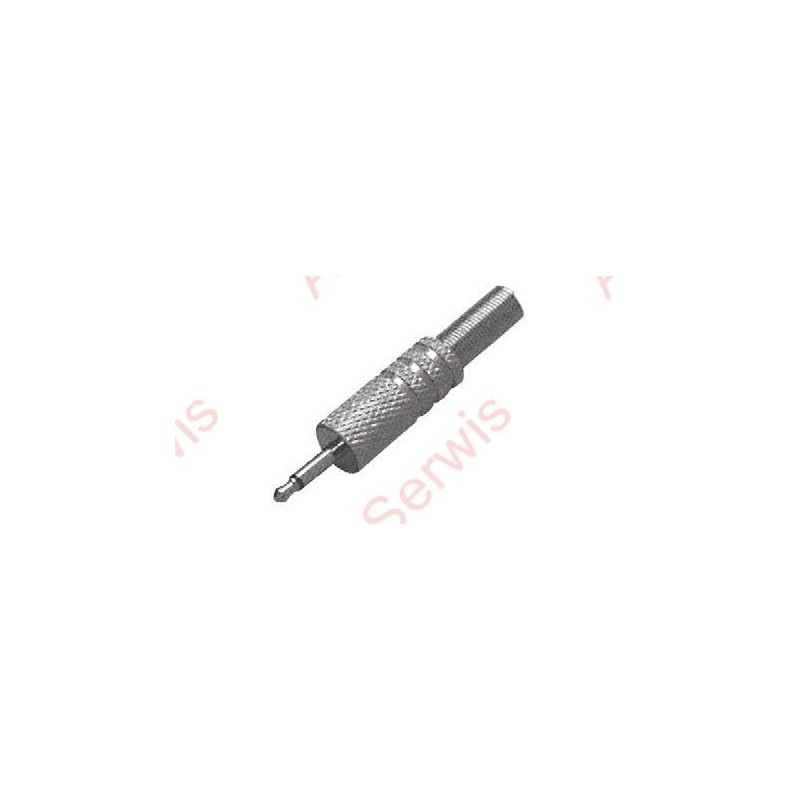 Wtyk jack 2,5 mono metal