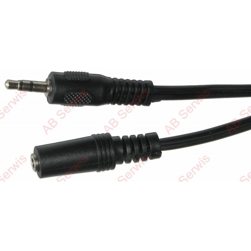 Kabel jack 3,5 wtyk stereo  3,5 gniazdo stereo 5 m