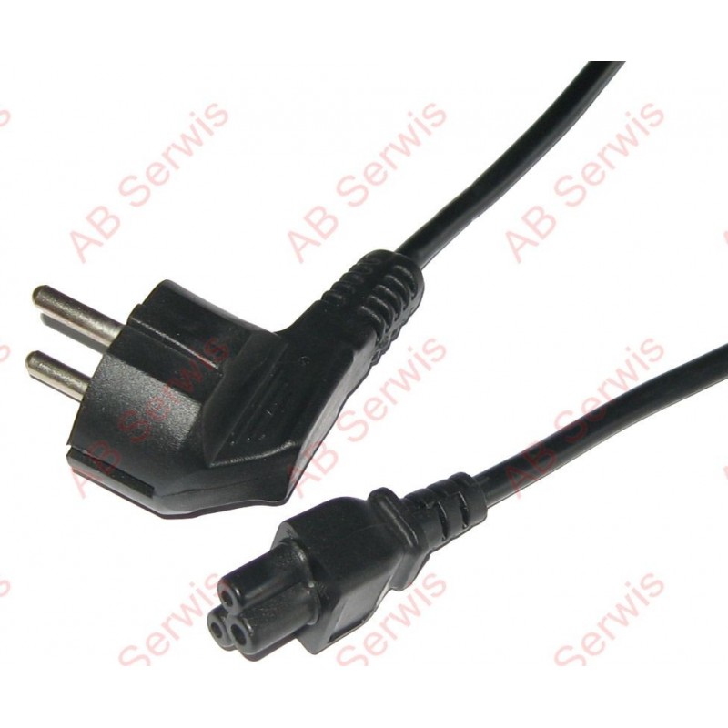 Kabel zasilający do laptopa (koniczynka) 1.5 M