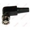 Wtyk kątowy BNC z odgiętką